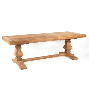 Mesa de jantar Ava Natural recuperada de 84"